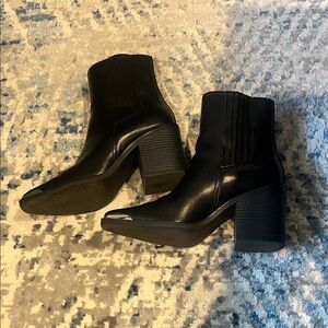 Abound Annita Black Heeled Ankle Boots